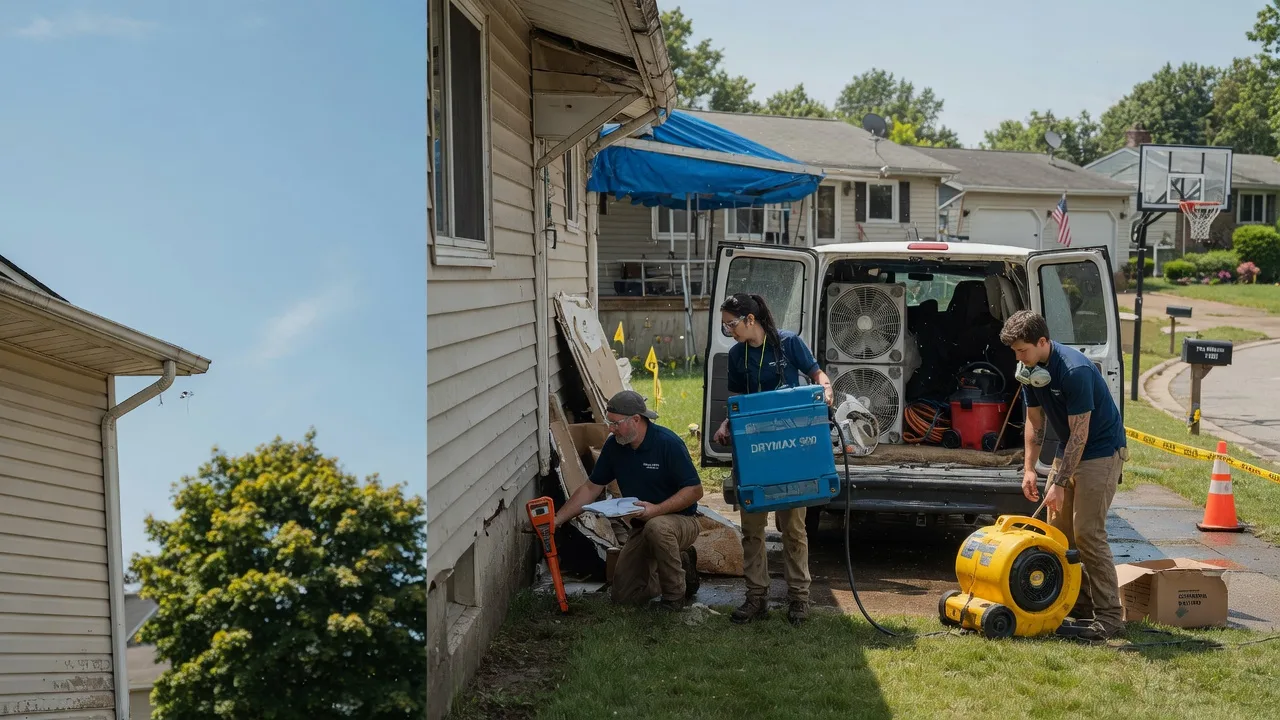 Ceiling Leak Cleanup in Beverly, WV near me